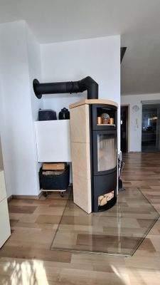 Kamin im Wohnzimmer