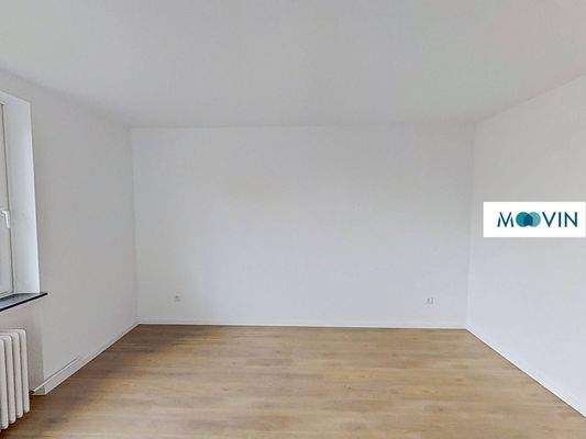 Ansicht II: Wohn- und Esszimmer