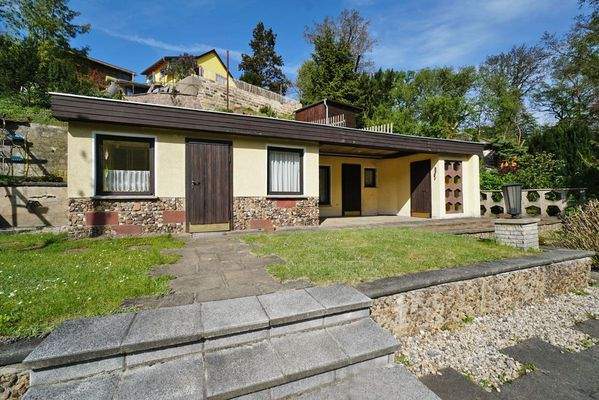 Ansicht letzte Terrasse mit Aufbau