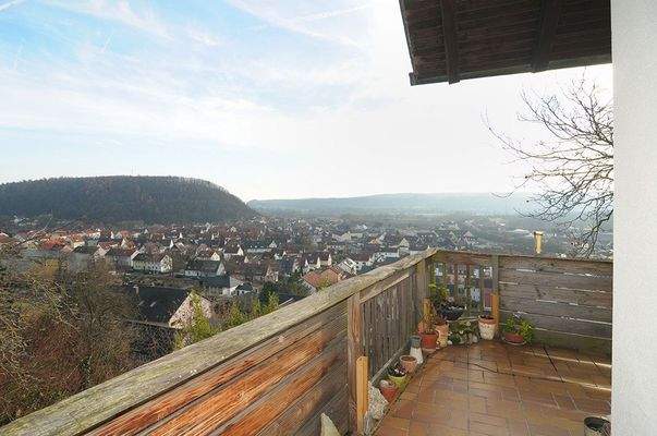 Balkonblick Richtung Westen