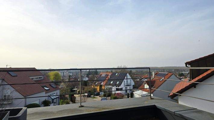 Blick von der Dachterrasse