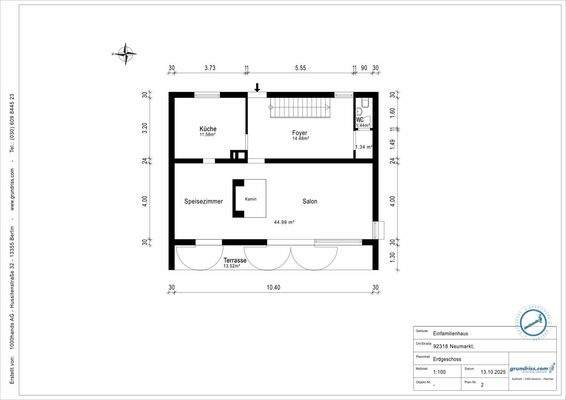 Grundriss Erdgeschoss