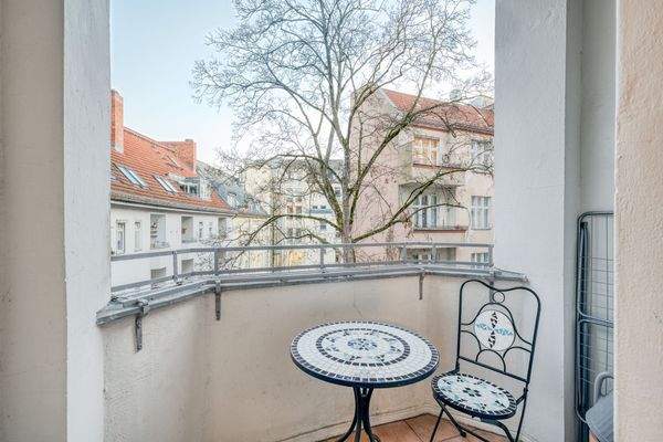 Balkon mit Südostausrichtung