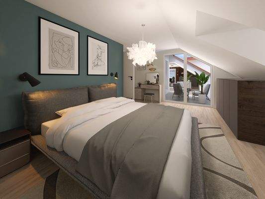 Schlafzimmer - Gestaltungsvorschlag