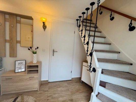 Ferienhaus Treppenaufgang