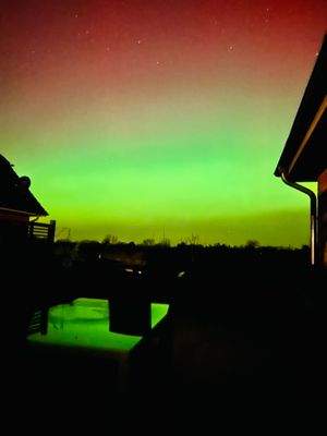 Weitsicht mit Naturschauspiel