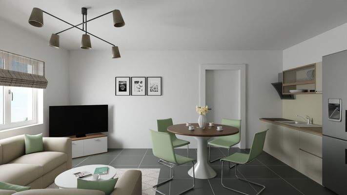 Visualisierung Wohnküche