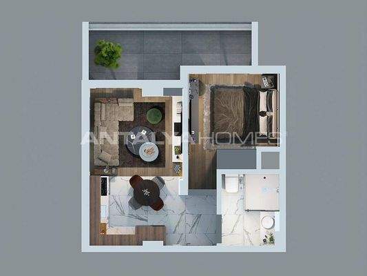 Chic Apartments with Rental Income Potential in Altintas, Antalya