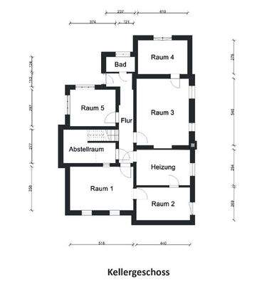 Grundriss Keller