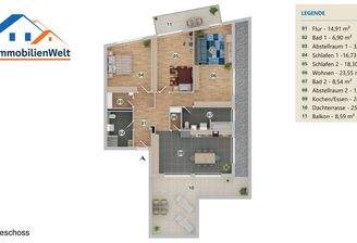 Grundriss Wohnung 12