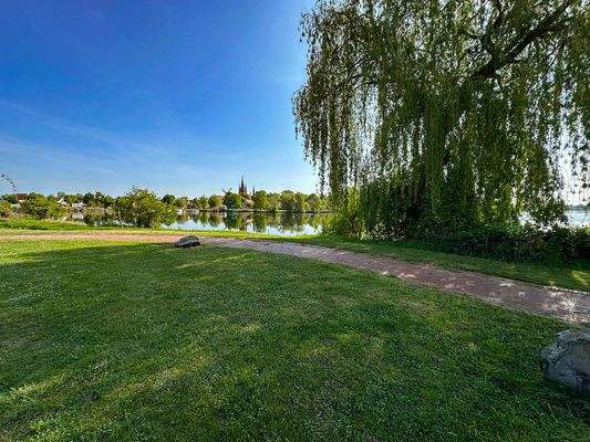 Inselblick aus dem Garten