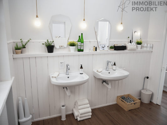 Gäste-WC - digitales Homestaging