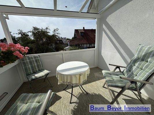 Balkon im Obergeschoss