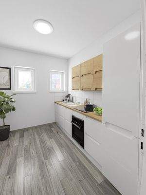 Beispielhafte Möbelierung