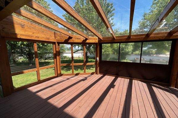 Anbau - überdachte Terrasse