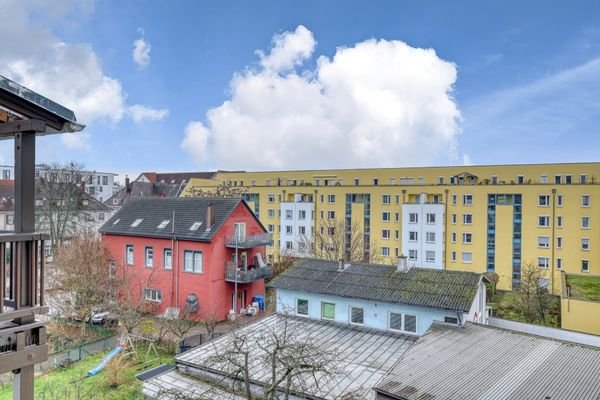 Ausblick Balkon