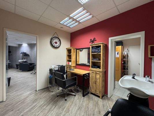 separater Friseurbereich