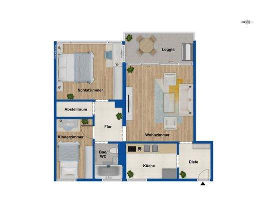 Grundriss - 3. Obergeschoss