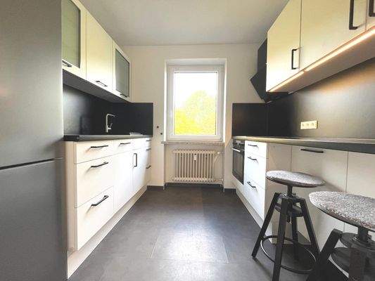 Trendig und funktional zeigt sich die Küche