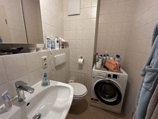 Waschmaschinenanschluss im Bad