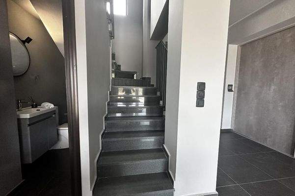 Kreta, Kolymvari: Moderne Luxusvilla mit atemberaubender Aussicht und privatem Pool zum Verkauf