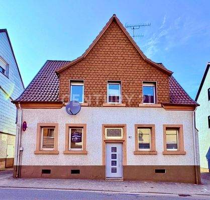 Frontansicht des Hauses