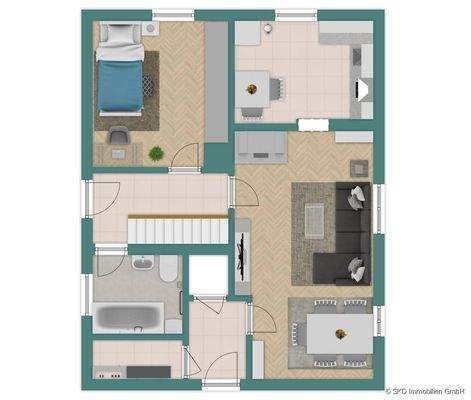 Grundriss Skizze Erdgeschoss