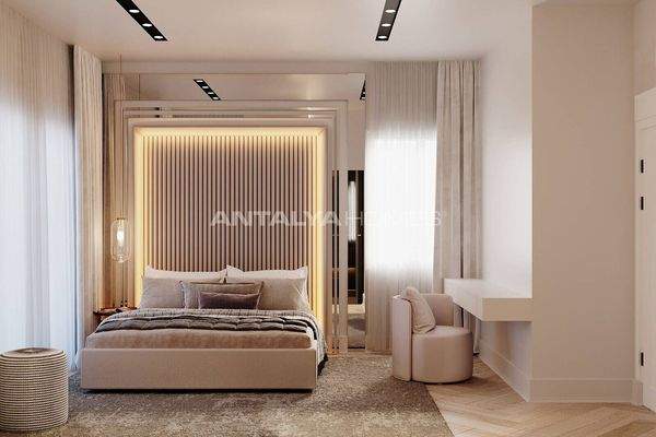 4-Bedroom Houses with Pool and Garden in Dosemealti