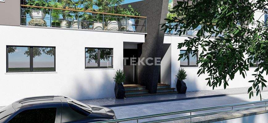 2+1 Apartments with Gardens and Terraces in North Cyprus