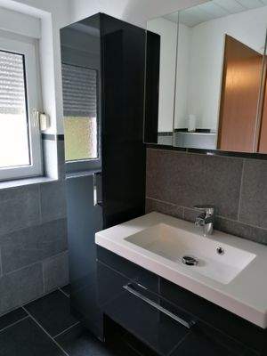 Eines der Bäder der Monteurzimmer