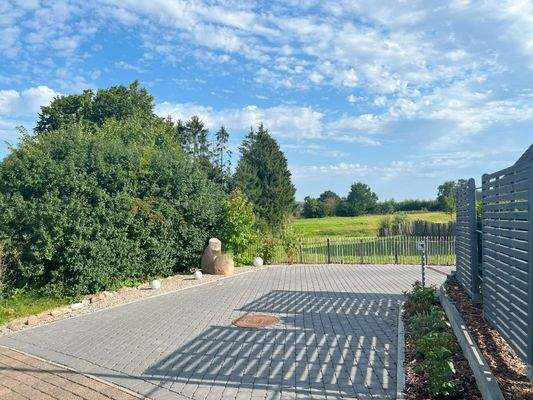 Blick vom Nachbargrundstück