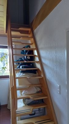 Treppe zur Wohnung