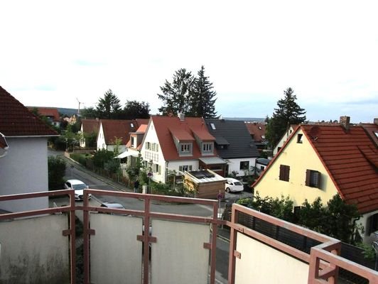 Blick vom Balkon