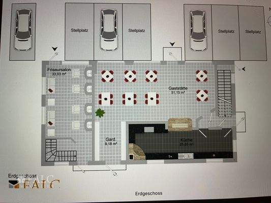 Grundriss Verkaufsfläche