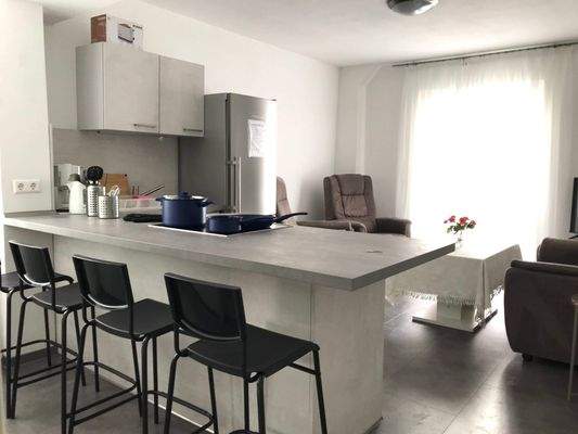 Küche/WZ Ferienwohnung Teilansicht