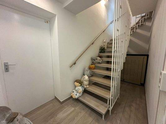 Treppe Flexibler Wohn- / Arbeitsbereich im Untergeschoss