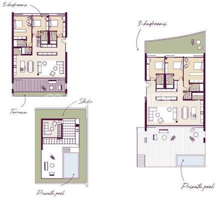 Flats in Elviria, Marbella with Rooftop Pools and Solariums