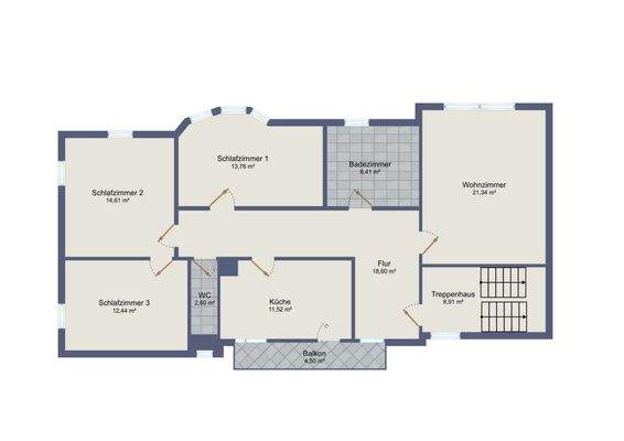 Grundriss 1 Obergeschoss