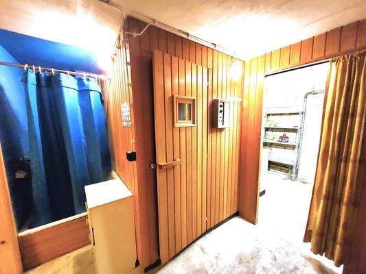 Keller Sauna + Dusche