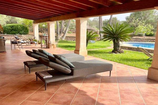 Überdachte Terrasse