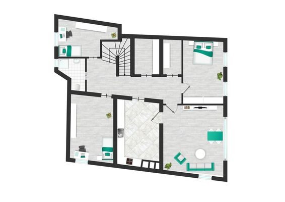 Grundriss - 1. Obergeschoss