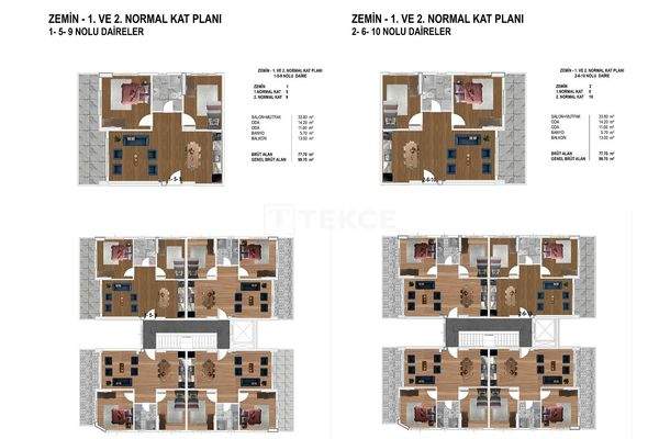 Apartments with Balcony in a Boutique Project in Yalova