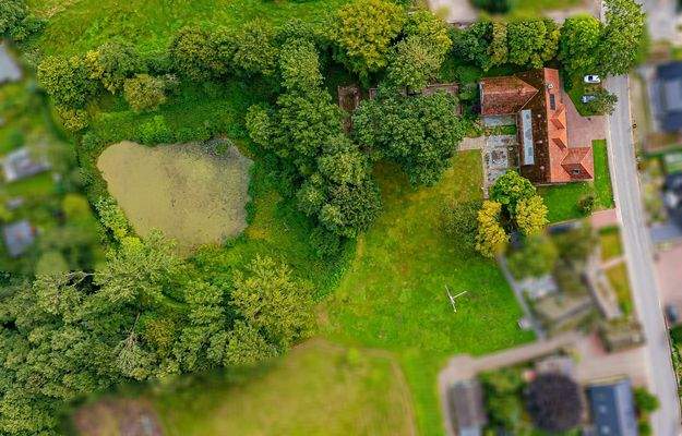 Grundstück Vogelperspektive