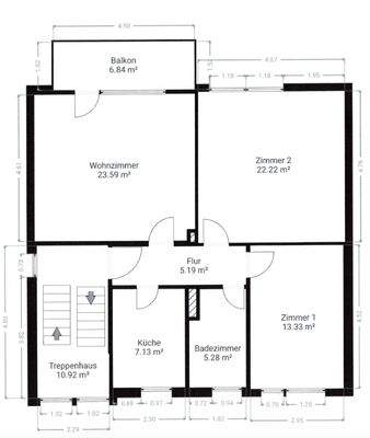 Grundriss Obergeschoss