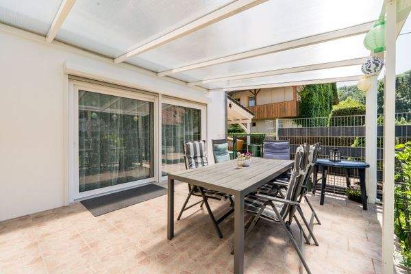 Überdachte Terrasse