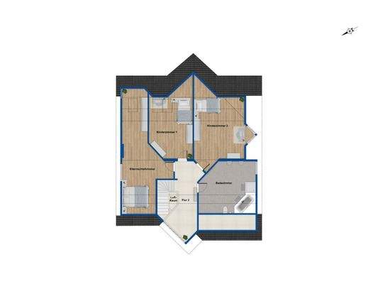 Grundriss Obergeschoss