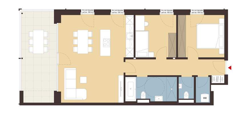 Auf dem Buehel, Wolfurt-Grundriss Whg B05