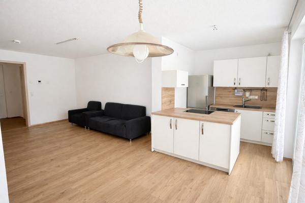 Wohn-/Esszimmer mit Küche