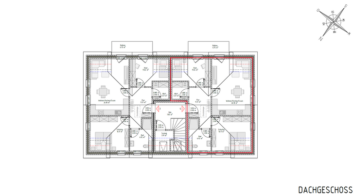 Grundriss Wohnung 4