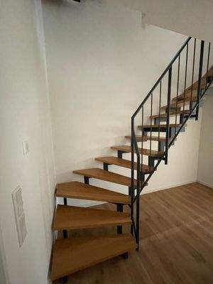 Treppenaufgang zur 1. Etage